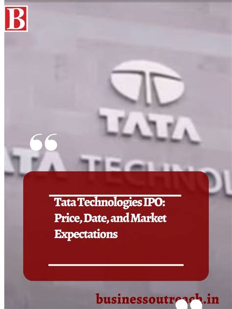 tata technologies ipo date and price range